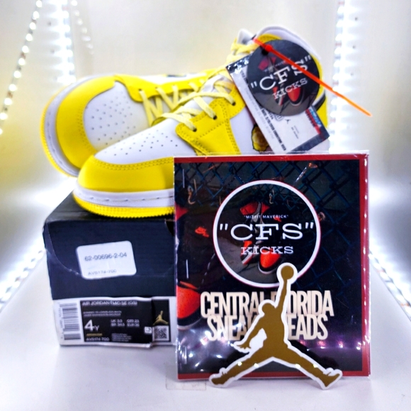 ❗️SOLD ❗️Air Jordan 1 MID | DYNAMIC YELLOW FLORAL (GS) - Picture 16 of 16